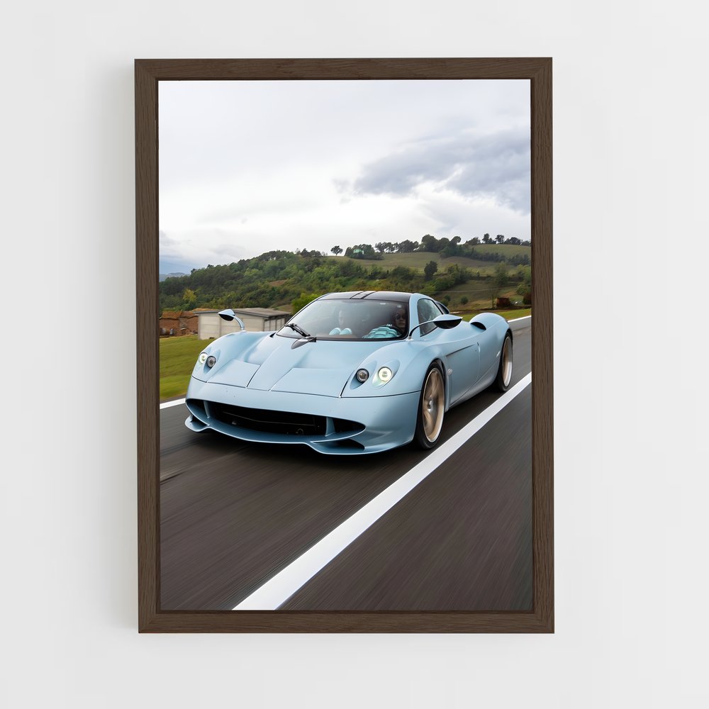 Poster Huayra codalunga majestueux – affiche Pagani (vue 5)